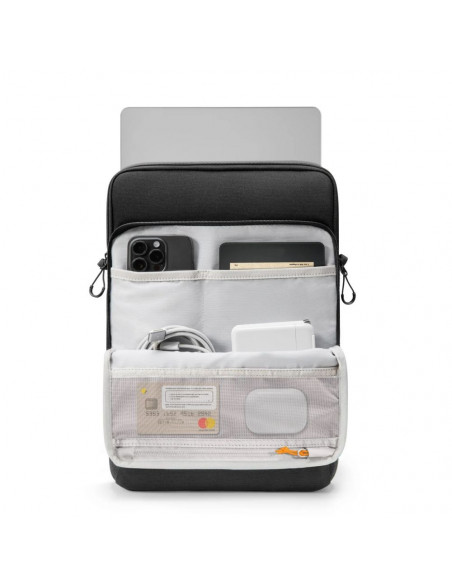 
Nešiojamojo kompiuterio krepšys 13-14 colių nešiojamiesiems kompiuteriams ir priedams - juodas
