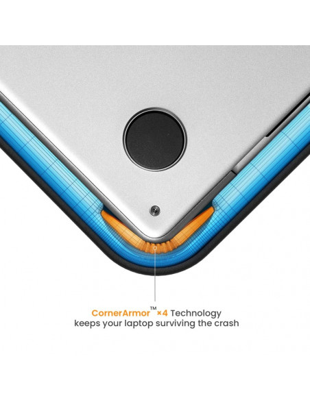 
Nešiojamojo kompiuterio krepšys 13-14 colių nešiojamiesiems kompiuteriams ir priedams - juodas
