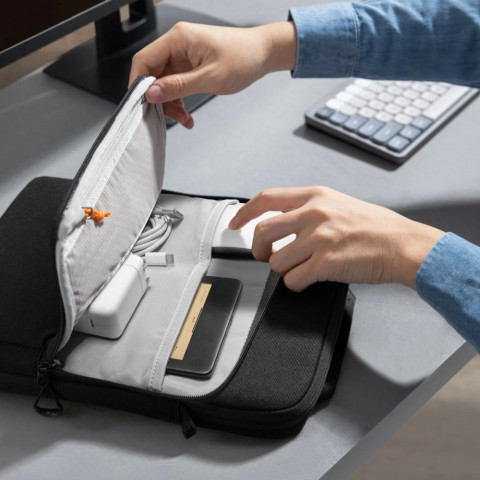 
Nešiojamojo kompiuterio krepšys 15-16 ir priedai - juodas
