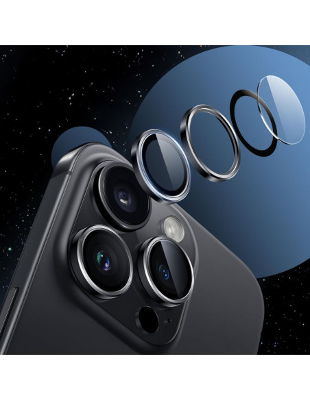 
„Samsung Galaxy S25 Edge Camring Fit+“ kameros dėklas – skaidrus
