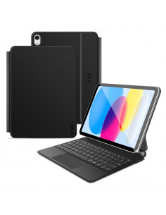 
„iPad 10.9& 39 & 39 2022 / iPad 11& 39 & 39 2025 Smartcase“ magnetinis klaviatūros dėklas – juodas
