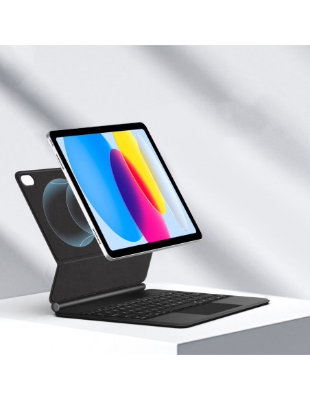 
„iPad 10.9& 39 & 39 2022 / iPad 11& 39 & 39 2025 Smartcase“ magnetinis klaviatūros dėklas – juodas
