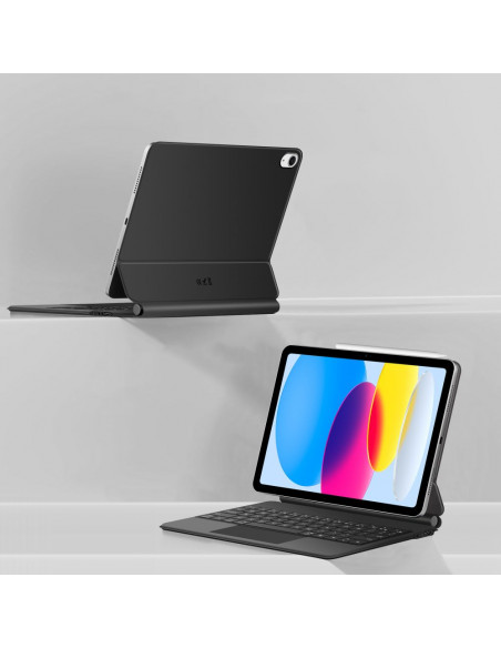 
„iPad 10.9& 39 & 39 2022 / iPad 11& 39 & 39 2025 Smartcase“ magnetinis klaviatūros dėklas – juodas
