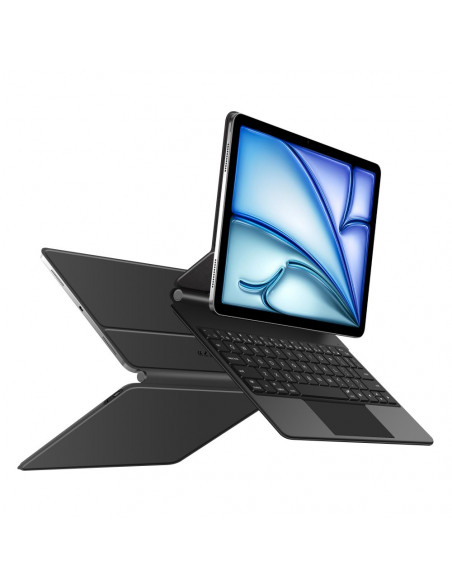 
„iPad Air 10.9& 39 & 39 2020 / 2022 / iPad Air 11& 39 & 39 2024 / 2025 Smartcase“ magnetinis klaviatūros dėklas – juoda...