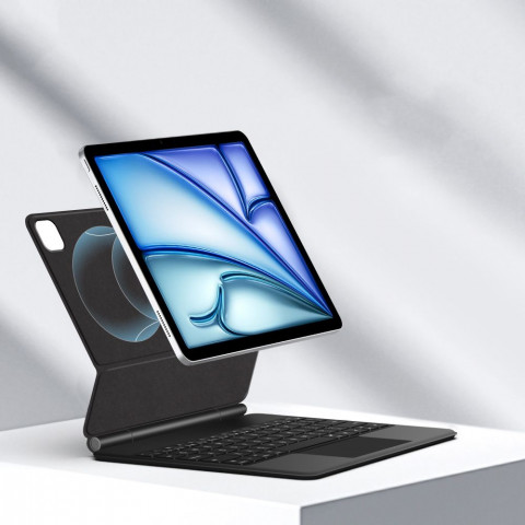 
„iPad Air 10.9& 39 & 39 2020 / 2022 / iPad Air 11& 39 & 39 2024 / 2025 Smartcase“ magnetinis klaviatūros dėklas – juoda...