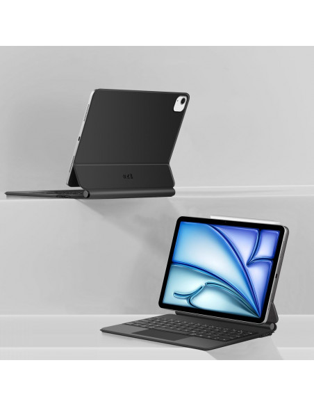 
„iPad Air 10.9& 39 & 39 2020 / 2022 / iPad Air 11& 39 & 39 2024 / 2025 Smartcase“ magnetinis klaviatūros dėklas – juoda...