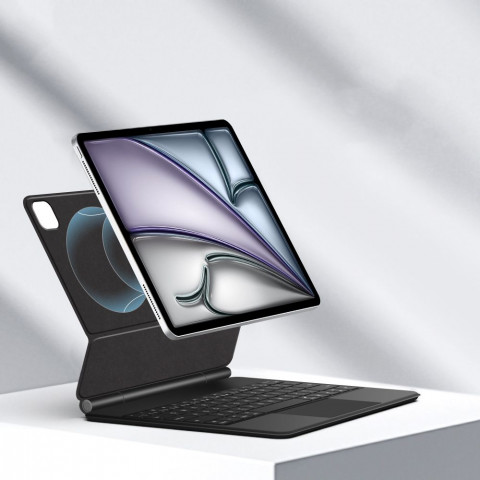 
Dėklas su klaviatūra, skirtas „iPad Pro 12.9& 39 & 39 2020 / 2021 / 2022“ / „iPad Air 13& 39 & 39 2024 / 2025“, magneti...