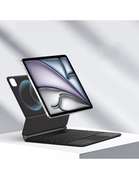 
Dėklas su klaviatūra, skirtas „iPad Pro 12.9& 39 & 39 2020 / 2021 / 2022“ / „iPad Air 13& 39 & 39 2024 / 2025“, magneti...