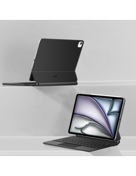 
Dėklas su klaviatūra, skirtas „iPad Pro 12.9& 39 & 39 2020 / 2021 / 2022“ / „iPad Air 13& 39 & 39 2024 / 2025“, magneti...