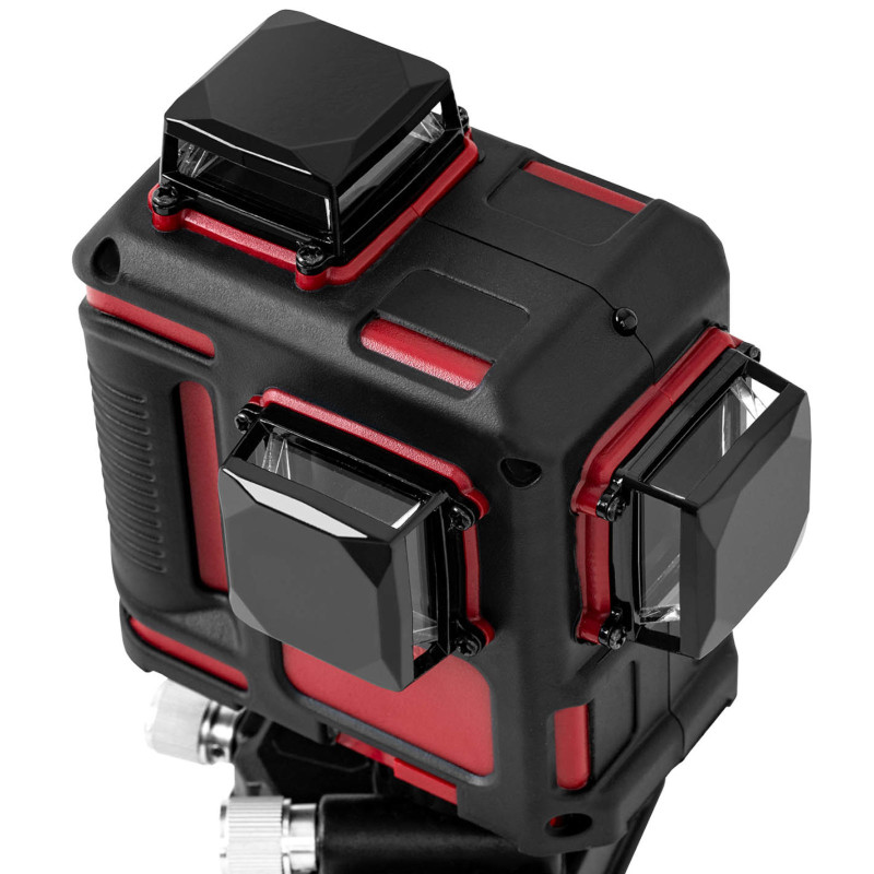 Lazerinis lygis 360 savaime išsilyginantis kryžminis lazeris su trikoju 25 m