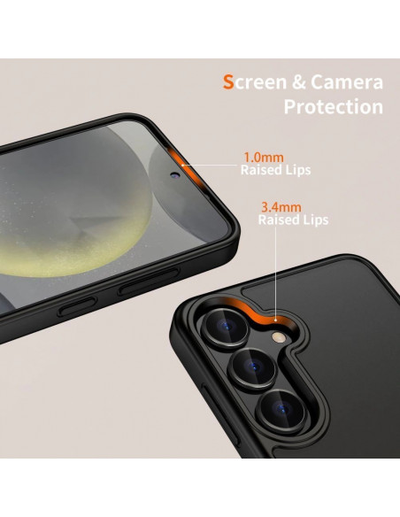 
„Motorola Edge 60 Fusion MagMat“ dėklas – matinės juodos spalvos
