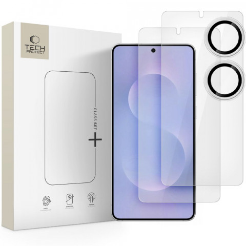 
Grūdintas stiklas „Samsung Galaxy S25 Edge“ kameros ekranui. „Glass Set+“ – 3 vnt.
