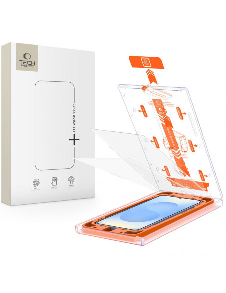 
Grūdintas stiklas, skirtas „Samsung Galaxy S25 Quick Set+“ - skaidrus
