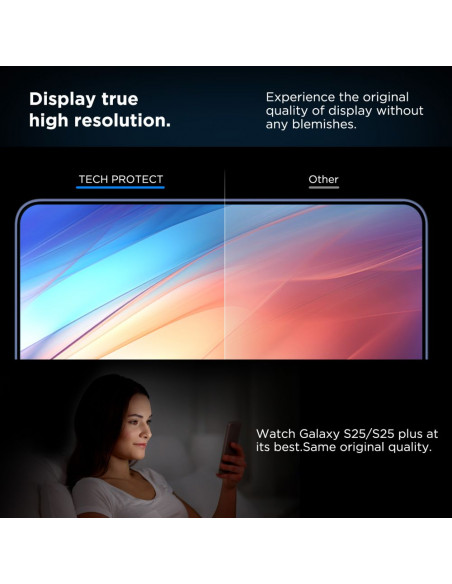 
Grūdintas stiklas, skirtas „Samsung Galaxy S25 Quick Set+“ - skaidrus
