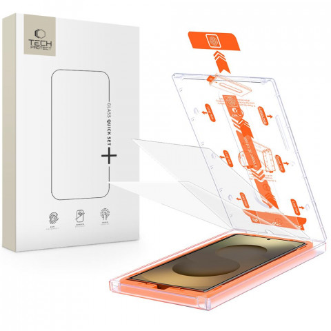 
Grūdintas stiklas, skirtas „Samsung Galaxy S25 Ultra Quick Set+“ - skaidrus
