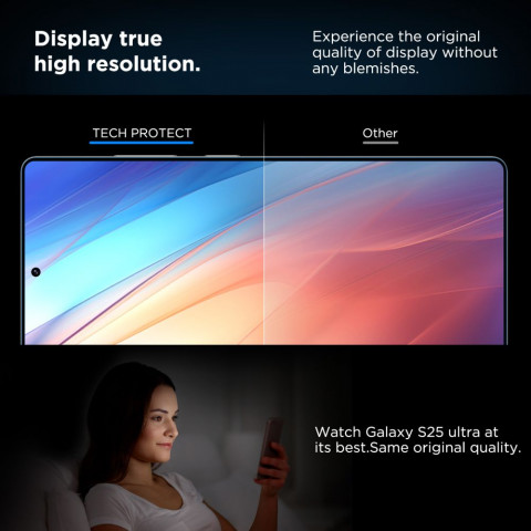 
Grūdintas stiklas, skirtas „Samsung Galaxy S25 Ultra Quick Set+“ - skaidrus
