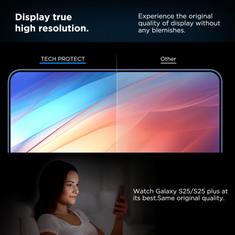 
Grūdintas stiklas, skirtas „Samsung Galaxy S25+ Quick Set+“ - skaidrus
