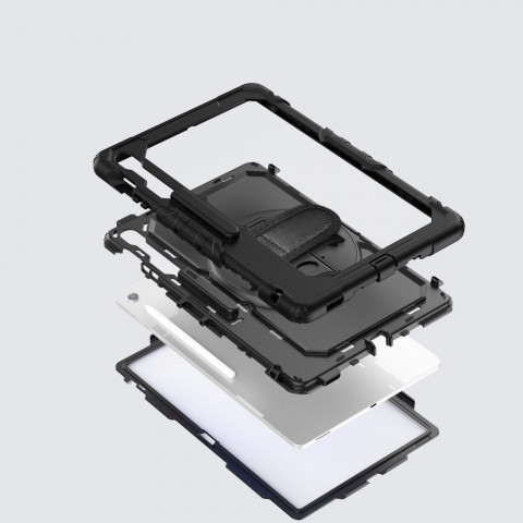 
„Samsung Galaxy Tab S10 FE+ Solid“ dėklas – juodas
