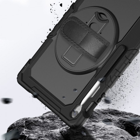 
„Samsung Galaxy Tab S10 FE+ Solid“ dėklas – juodas
