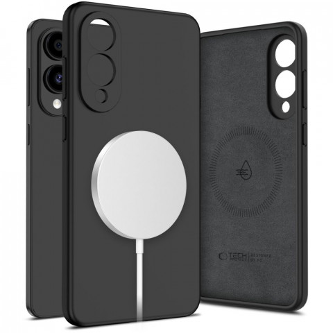 
„Samsung Galaxy S25 Edge“ skysto silikono „MagSafe“ dėklas – juodas
