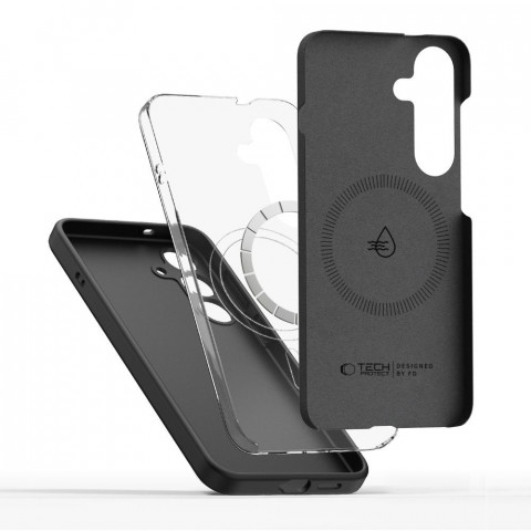 
„Samsung Galaxy S25 Edge“ skysto silikono „MagSafe“ dėklas – juodas
