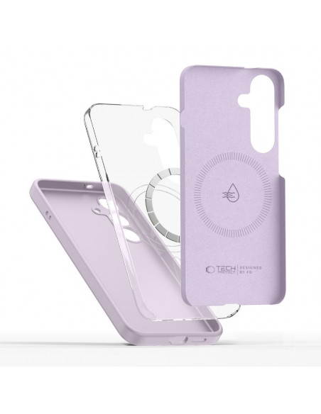 
„Samsung Galaxy S25 Edge“ skysto silikono „MagSafe“ dėklas – violetinis
