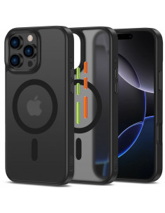 
„iPhone 16 Pro“ dėklas su „MagMat Magsafe“ mygtukų dangteliais – matinės juodos spalvos
