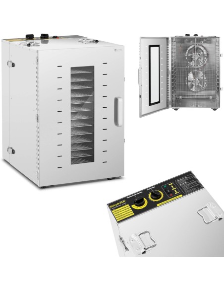 Pramoninis maisto džiovintuvas Žolelės Vaisiai Grybai 16 Tinkleliai 1500W Pramoninis maisto džiovintuvas Žolelės Vaisiai Grybai 16 Tinkleliai 1500W