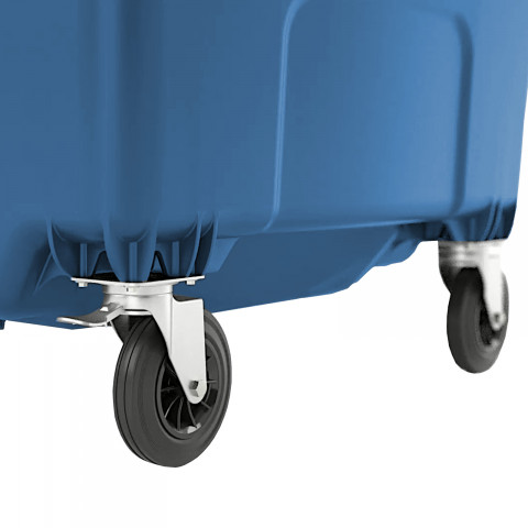 
Konteineris komunalinėms atliekoms PZH EN 840-2 DIN 1100L - mėlynas
