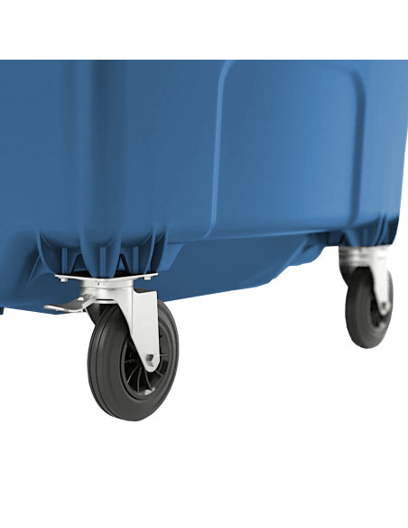 
Konteineris komunalinėms atliekoms PZH EN 840-2 DIN 1100L - mėlynas
