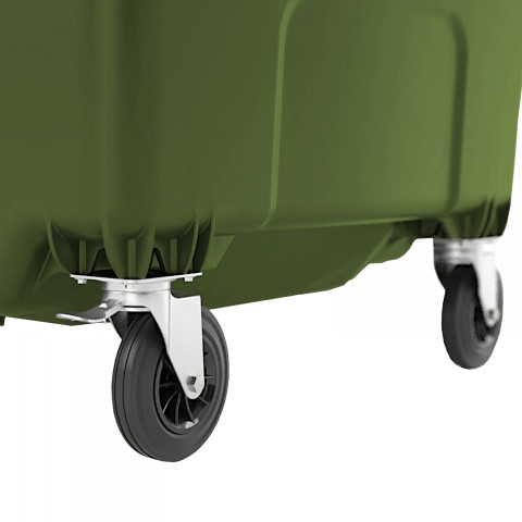 
Komunalinių atliekų konteineris PZH EN 840-2 DIN 1100L - žalias
