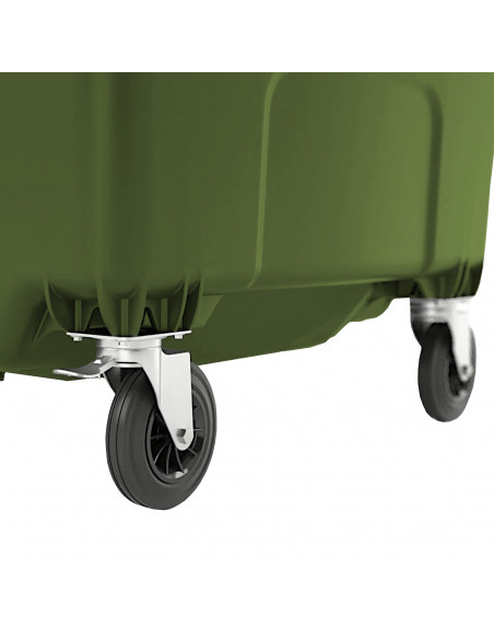 
Komunalinių atliekų konteineris PZH EN 840-2 DIN 1100L - žalias
