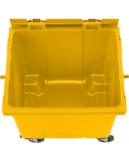 
Komunalinių atliekų konteineris PZH EN 840-2 DIN 1100L - geltonas
