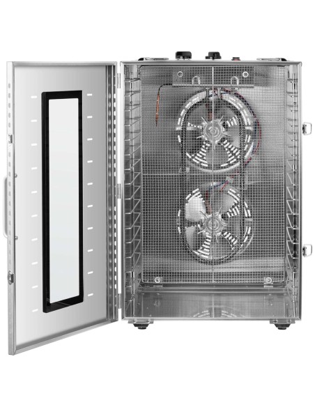 Pramoninis maisto džiovintuvas Žolelės Vaisiai Grybai 16 Tinkleliai 1500W Pramoninis maisto džiovintuvas Žolelės Vaisiai Grybai 16 Tinkleliai 1500W