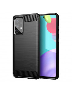
Lankstus dėklas, skirtas „Samsung Galaxy A72 4G Carbon Case“ - juodas
