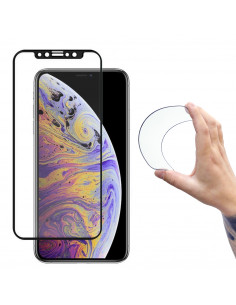 
Grūdinto stiklo plėvelė su rėmeliu, skirta „iPhone 14 Plus / 13 Pro Max Full Cover Flexi Nano“ - skaidrus
