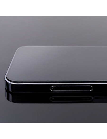 
Grūdinto stiklo plėvelė su rėmeliu, skirta „iPhone 14 Plus / 13 Pro Max Full Cover Flexi Nano“ - skaidrus
