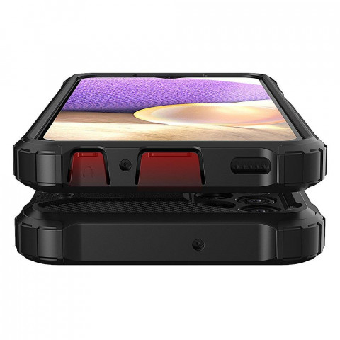 
„Samsung Galaxy A73 Hybrid Armor“ dėklas – juodas
