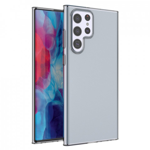 
Itin skaidrus gelio dėklas, skirtas „Samsung Galaxy S22 Ultra Transparent“
