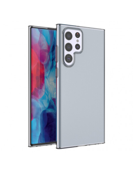 
Itin skaidrus gelio dėklas, skirtas „Samsung Galaxy S22 Ultra Transparent“
