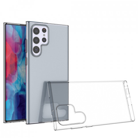 
Itin skaidrus gelio dėklas, skirtas „Samsung Galaxy S22 Ultra Transparent“
