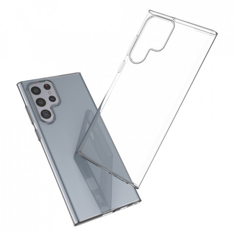 
Itin skaidrus gelio dėklas, skirtas „Samsung Galaxy S22 Ultra Transparent“
