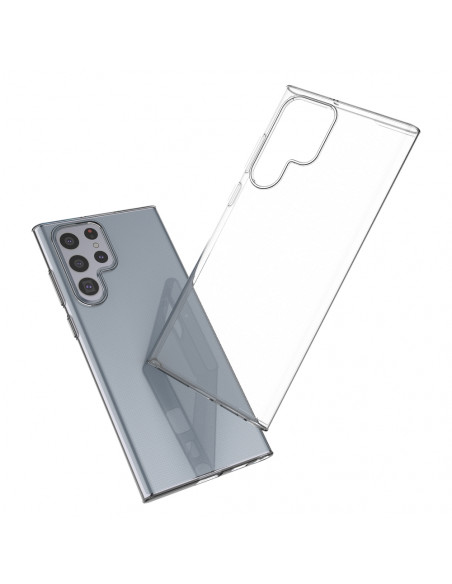 
Itin skaidrus gelio dėklas, skirtas „Samsung Galaxy S22 Ultra Transparent“
