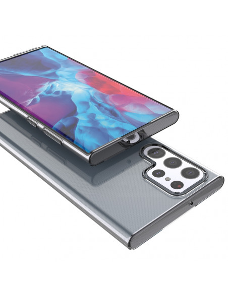 
Itin skaidrus gelio dėklas, skirtas „Samsung Galaxy S22 Ultra Transparent“
