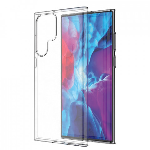 
Itin skaidrus gelio dėklas, skirtas „Samsung Galaxy S22 Ultra Transparent“

