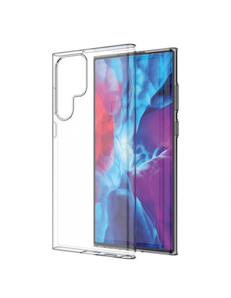 
Itin skaidrus gelio dėklas, skirtas „Samsung Galaxy S22 Ultra Transparent“
