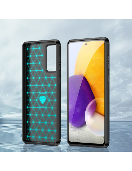 
Lankstus dėklas, skirtas „Samsung Galaxy A73 Carbon“ dėklui - juodas
