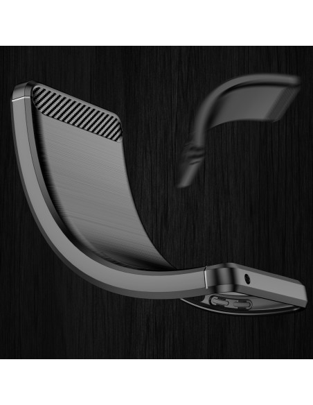 
Lankstus dėklas, skirtas „Samsung Galaxy A73 Carbon“ dėklui - juodas
