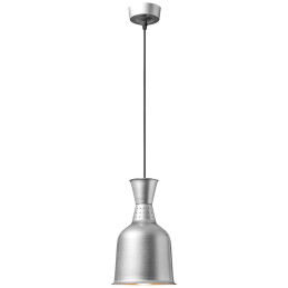 Infraraudonųjų spindulių šildymo lempa indams IR pakabinama sidabro sk. 18,5 cm 250 W