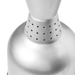 Infraraudonųjų spindulių šildymo lempa indams IR pakabinama sidabro sk. 18,5 cm 250 W